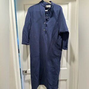 NEW Mara Hoffman Sadia Sweatshirt Dress Navy | Size XS